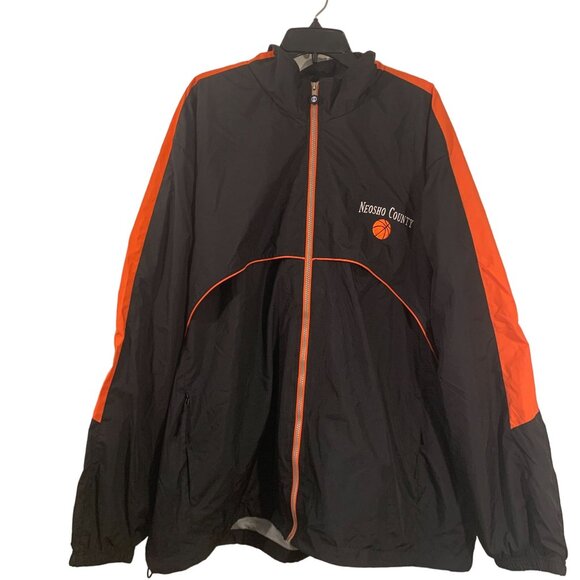 Neosho County Holloway Mens XX-Large Jacket & Pants Set - Black/Orange - Picture 1 of 16